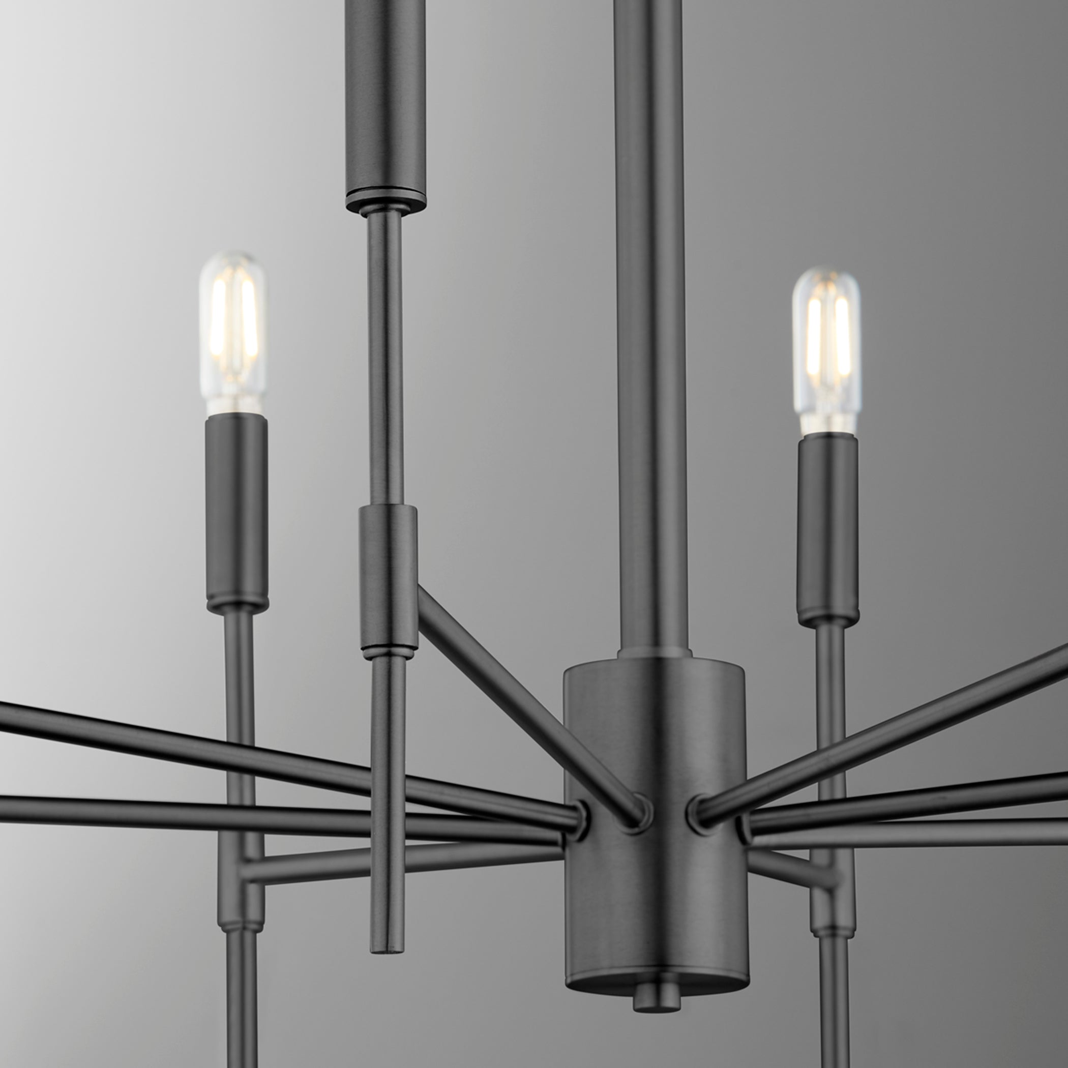 Quorum Hamilton 663-8-59 Chandelier - Matte Black