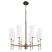 Quorum Hamilton 663-8-81 Chandelier - Dark Brass