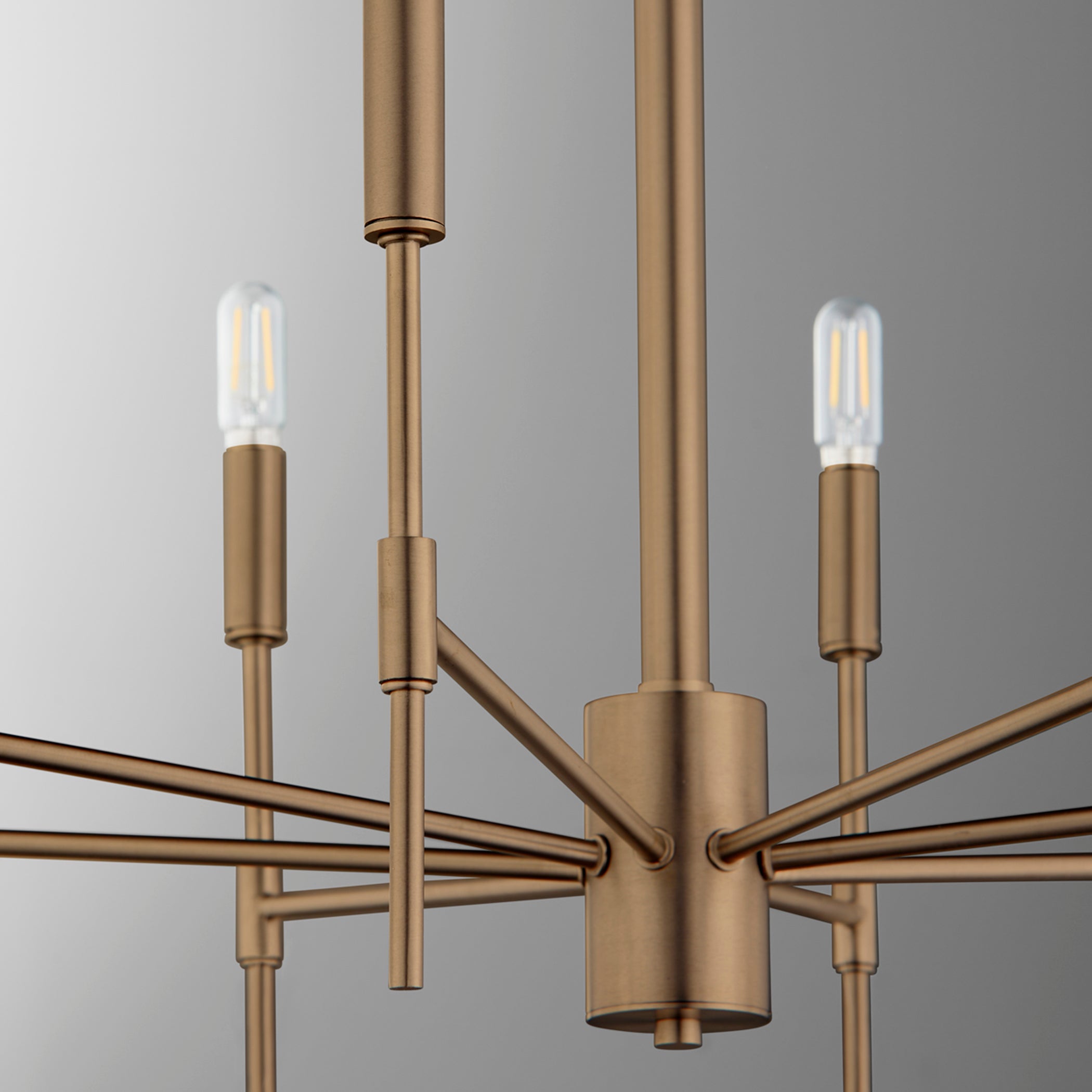 Quorum Hamilton 663-8-81 Chandelier - Dark Brass