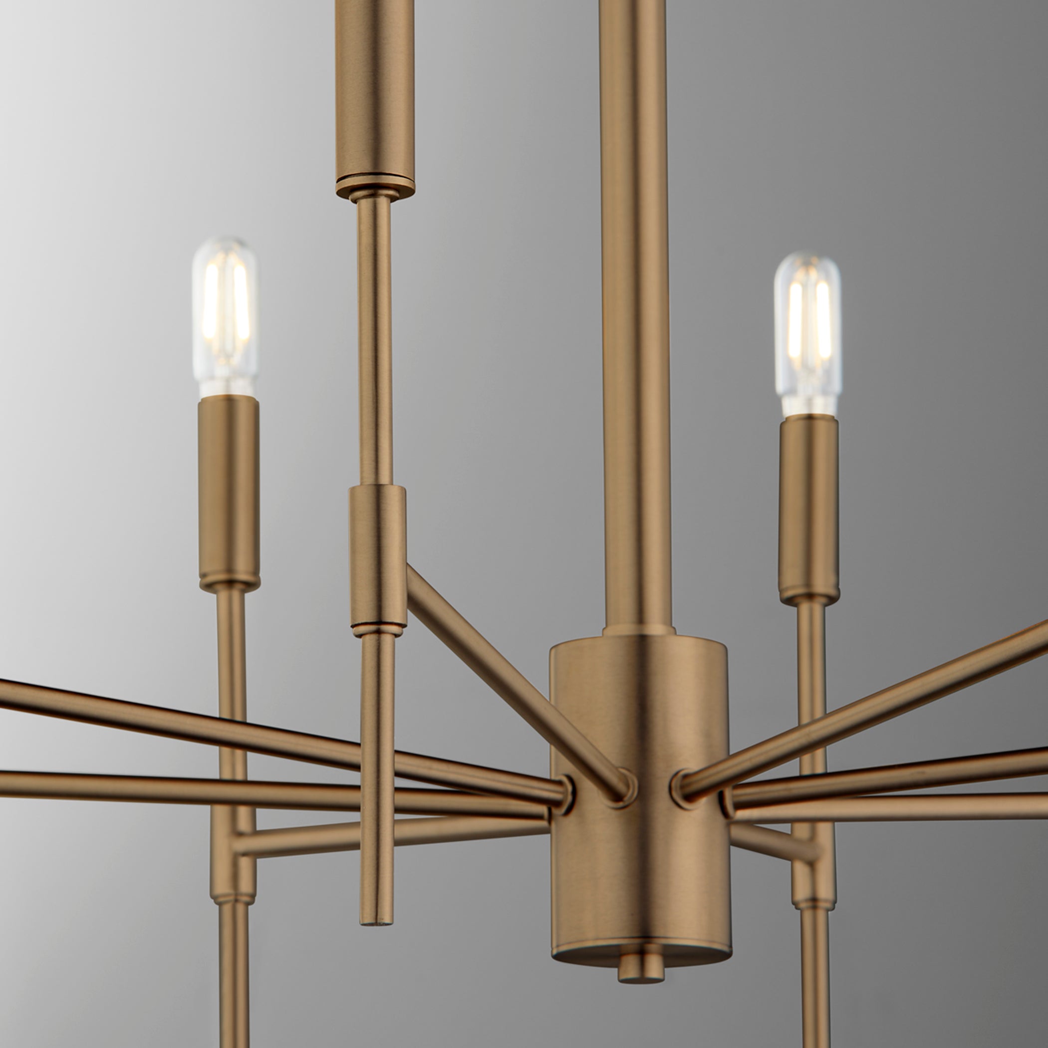 Quorum Hamilton 663-8-81 Chandelier - Dark Brass