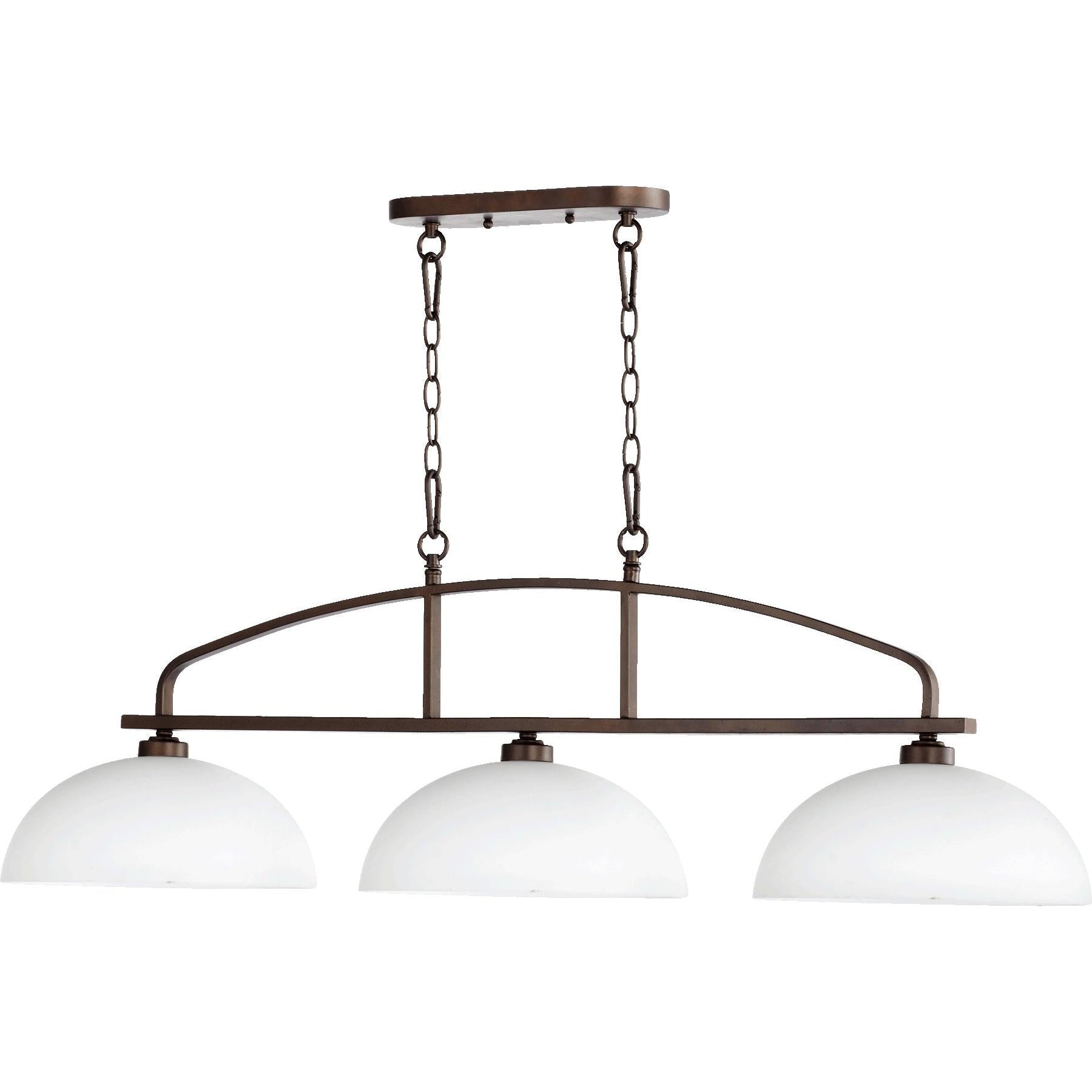 Quorum Reyes 6660-3-86 Island Light - Oiled Bronze