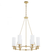 Quorum International GOODWIN 667-6-80 Chandelier - Aged Brass