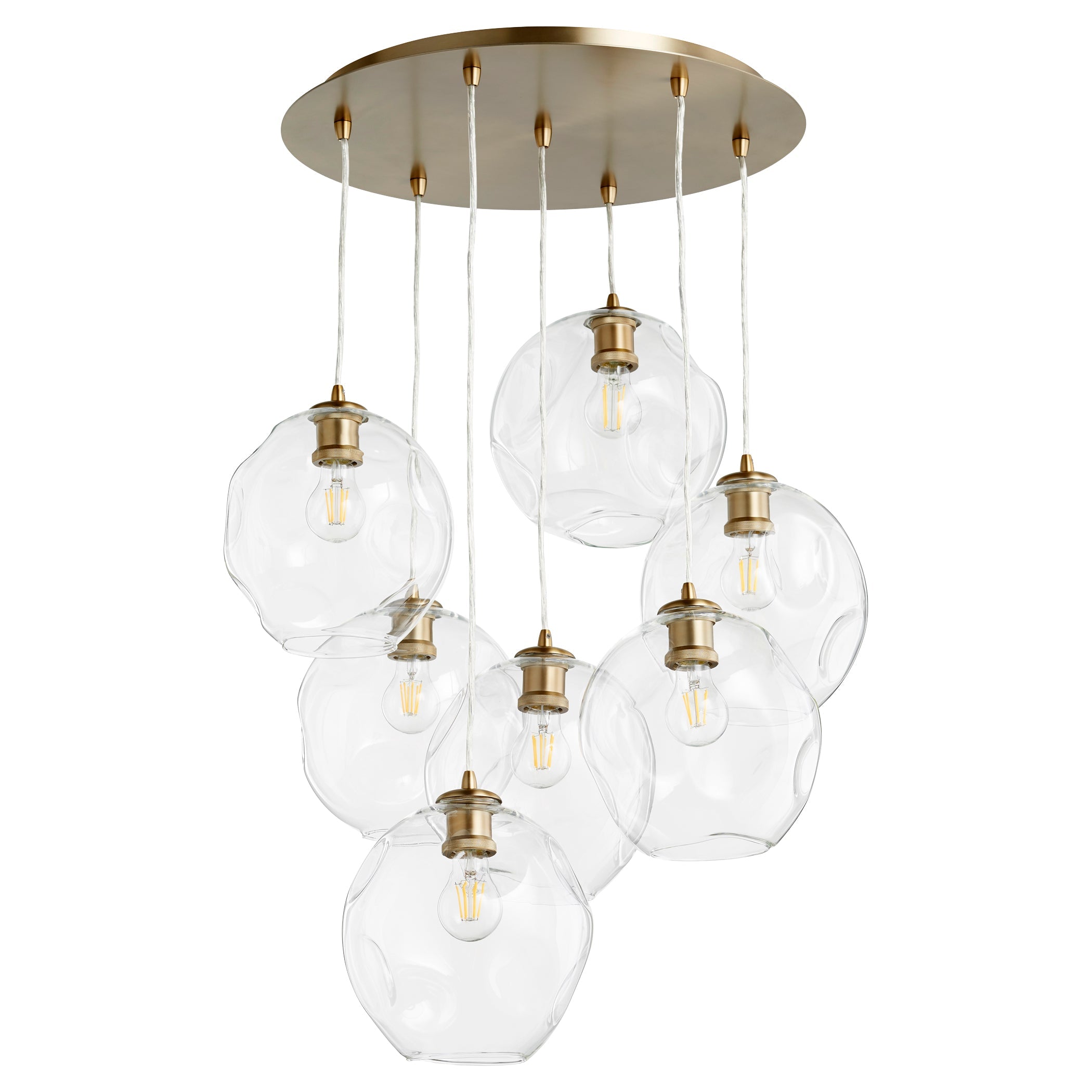 Quorum Numen 67-80 Pendant - Aged Brass