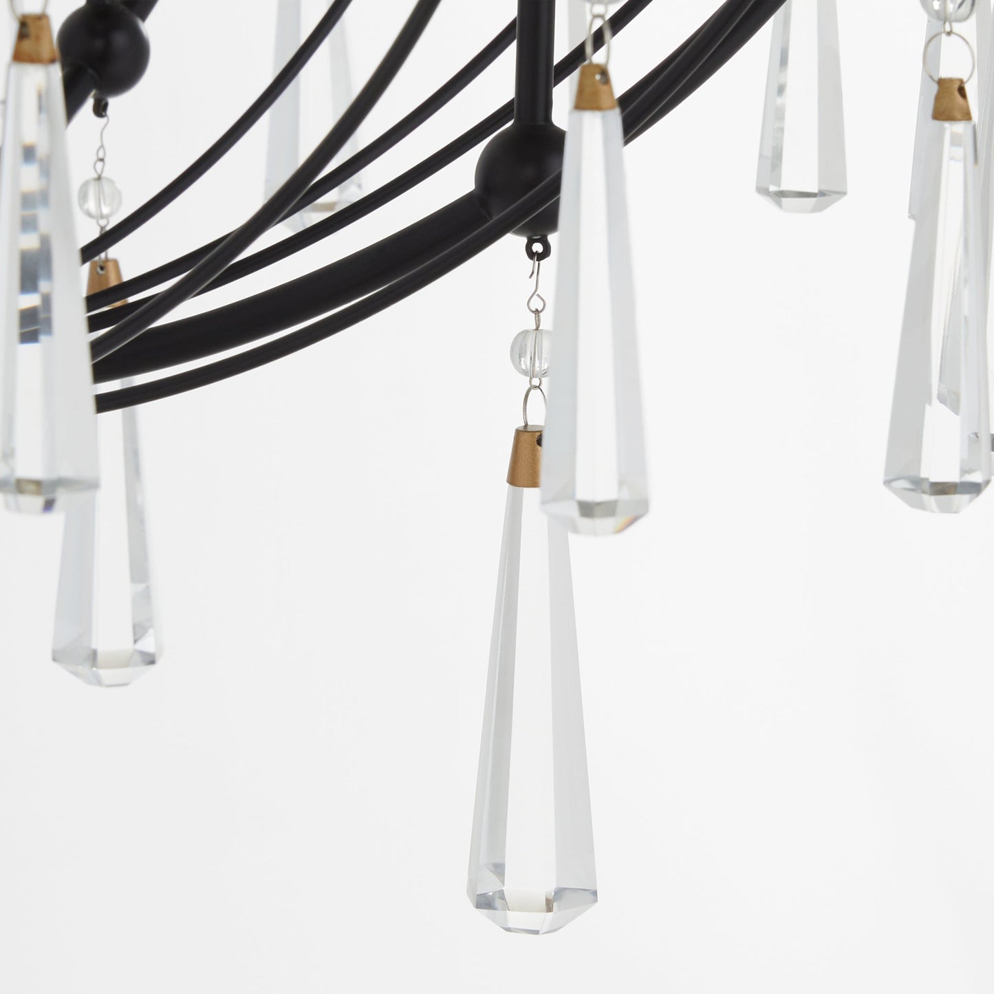 Quorum Eloise 673-5-59 Chandelier, UL Damp Rated, Matte Black