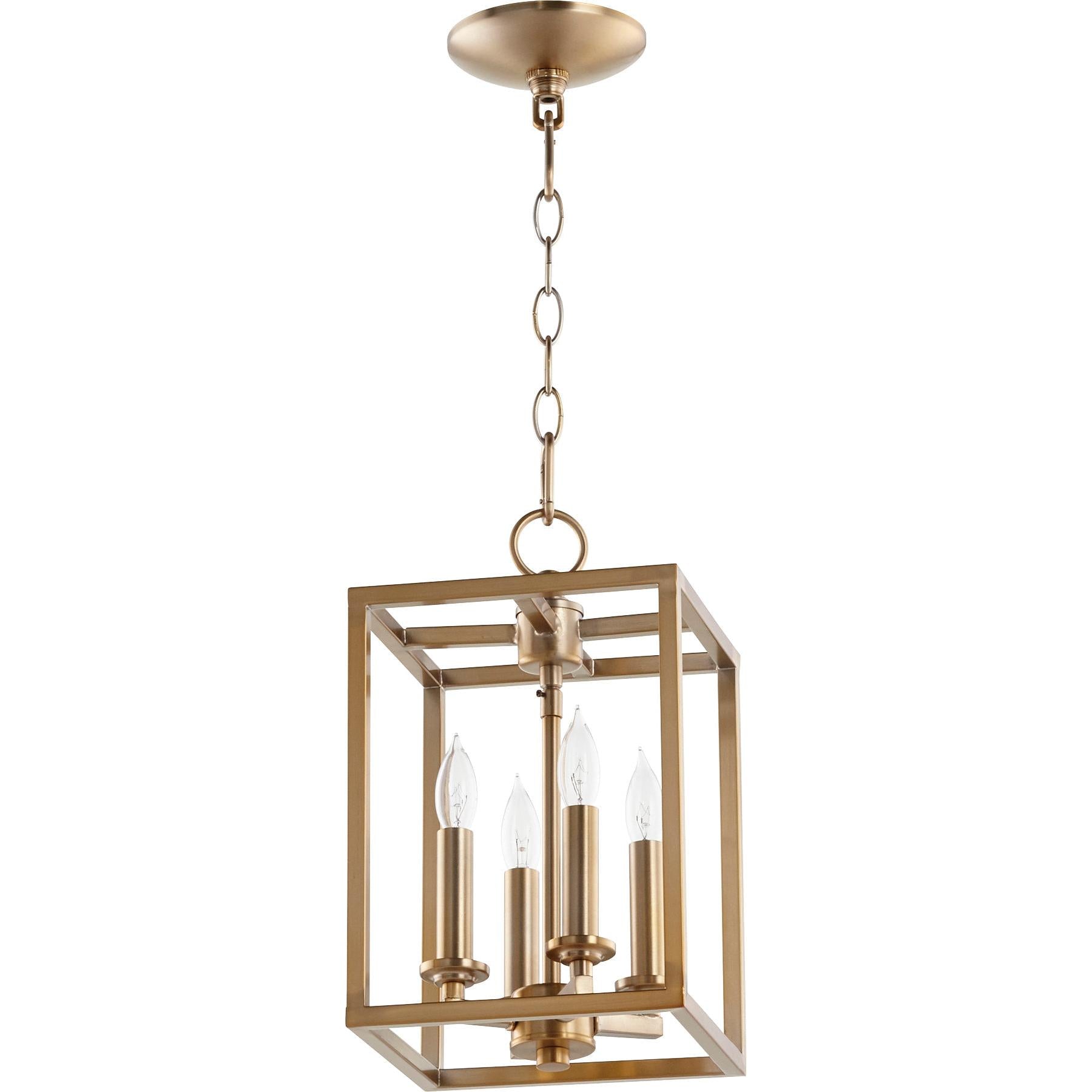 Quorum 6731-4-180 Entry - Aged Brass