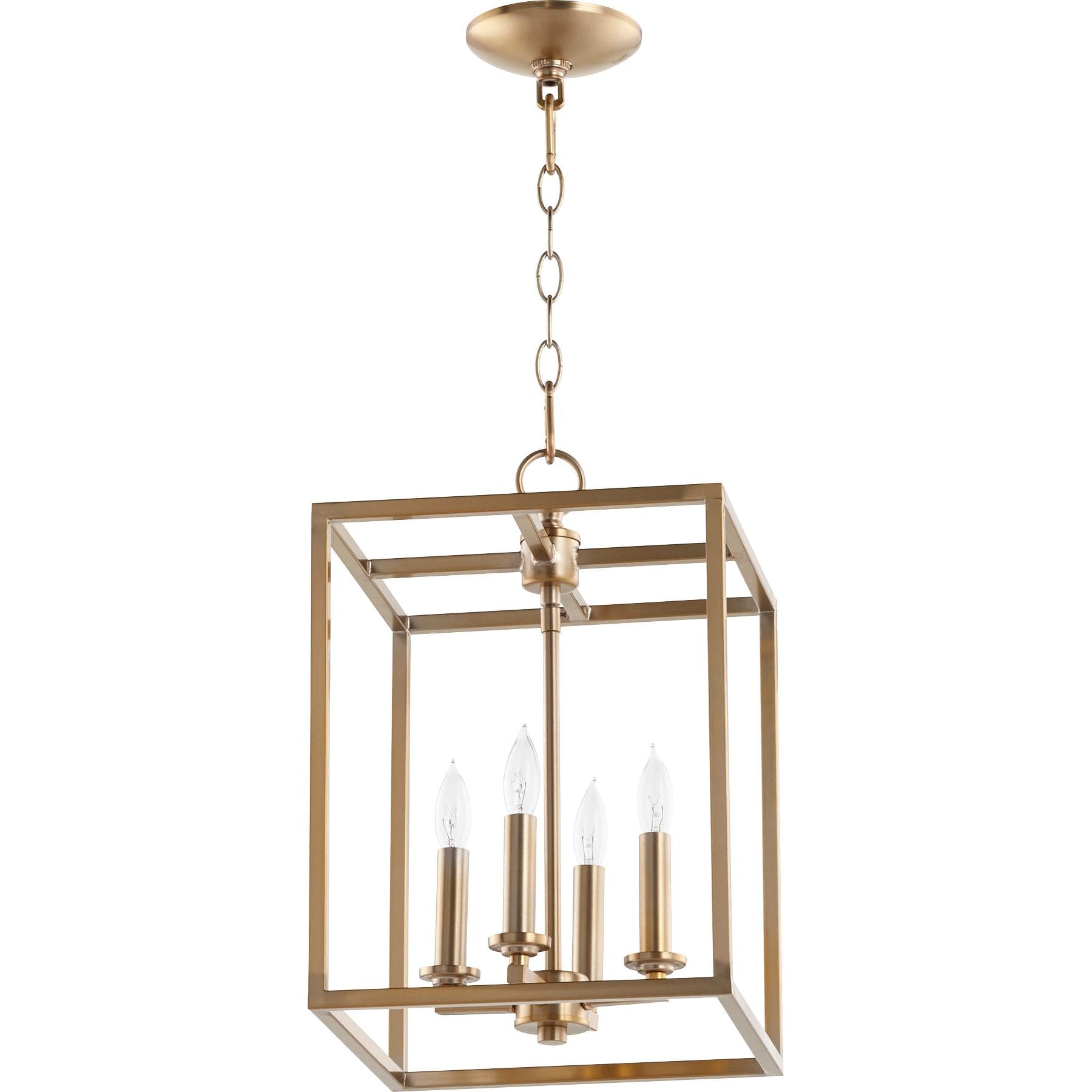 Quorum 6731-4-80 Entry - Aged Brass