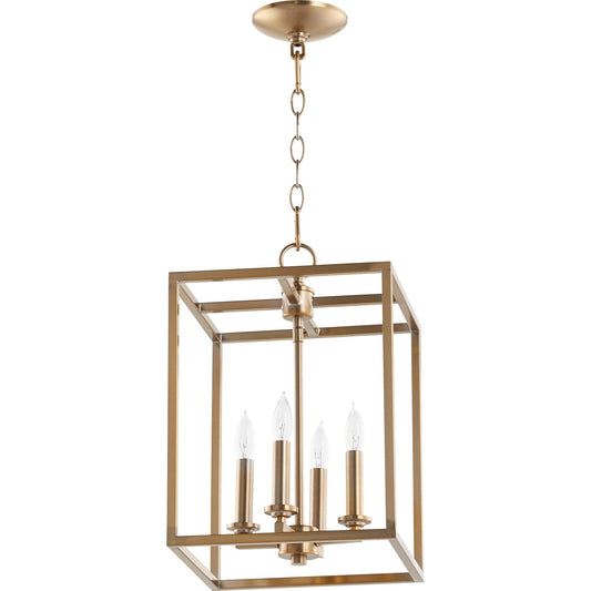 Quorum 6731-4-80 Entry - Aged Brass