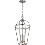 Quorum 6734-3-65 Entry - Satin Nickel