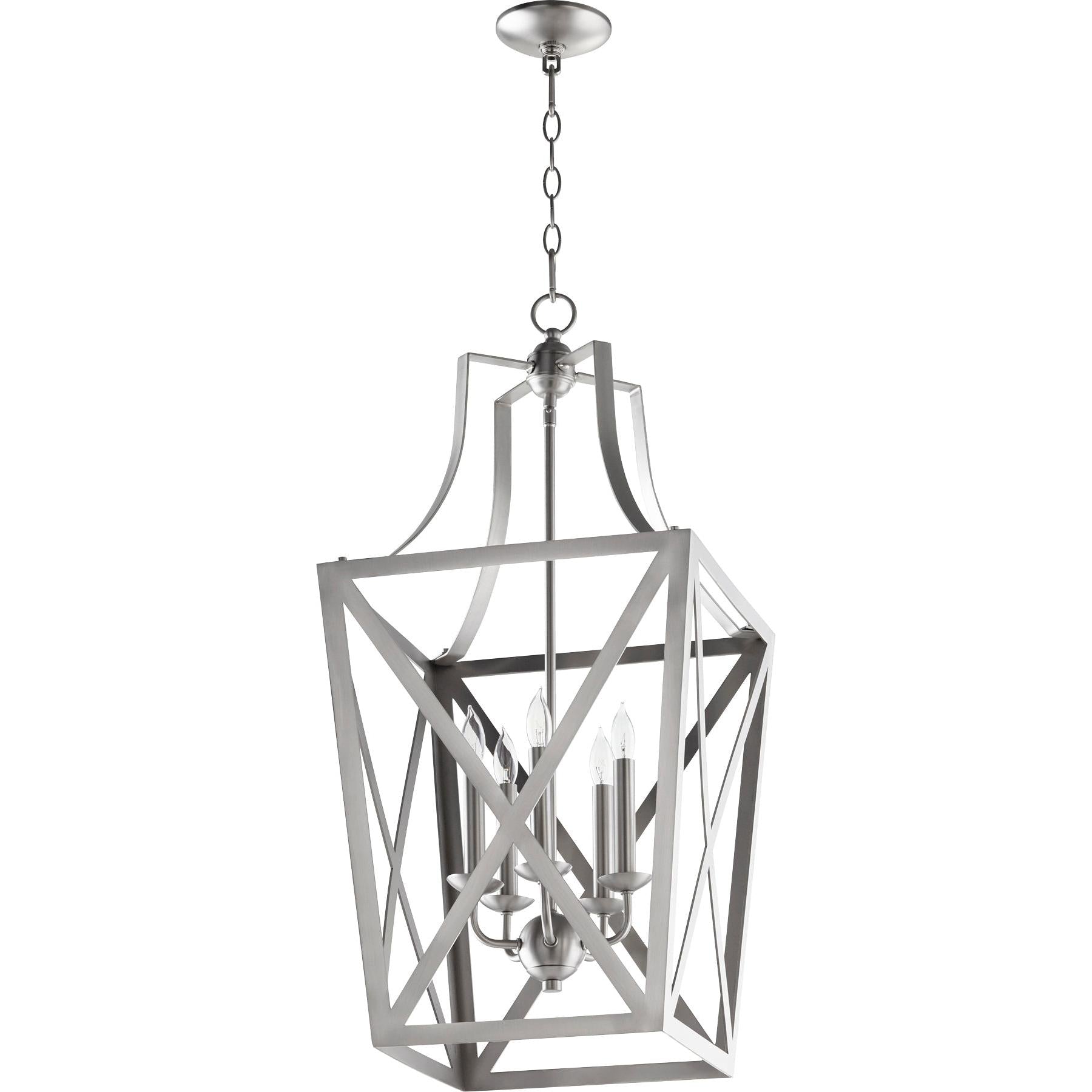 Quorum 6736-5-65 Entry - Satin Nickel