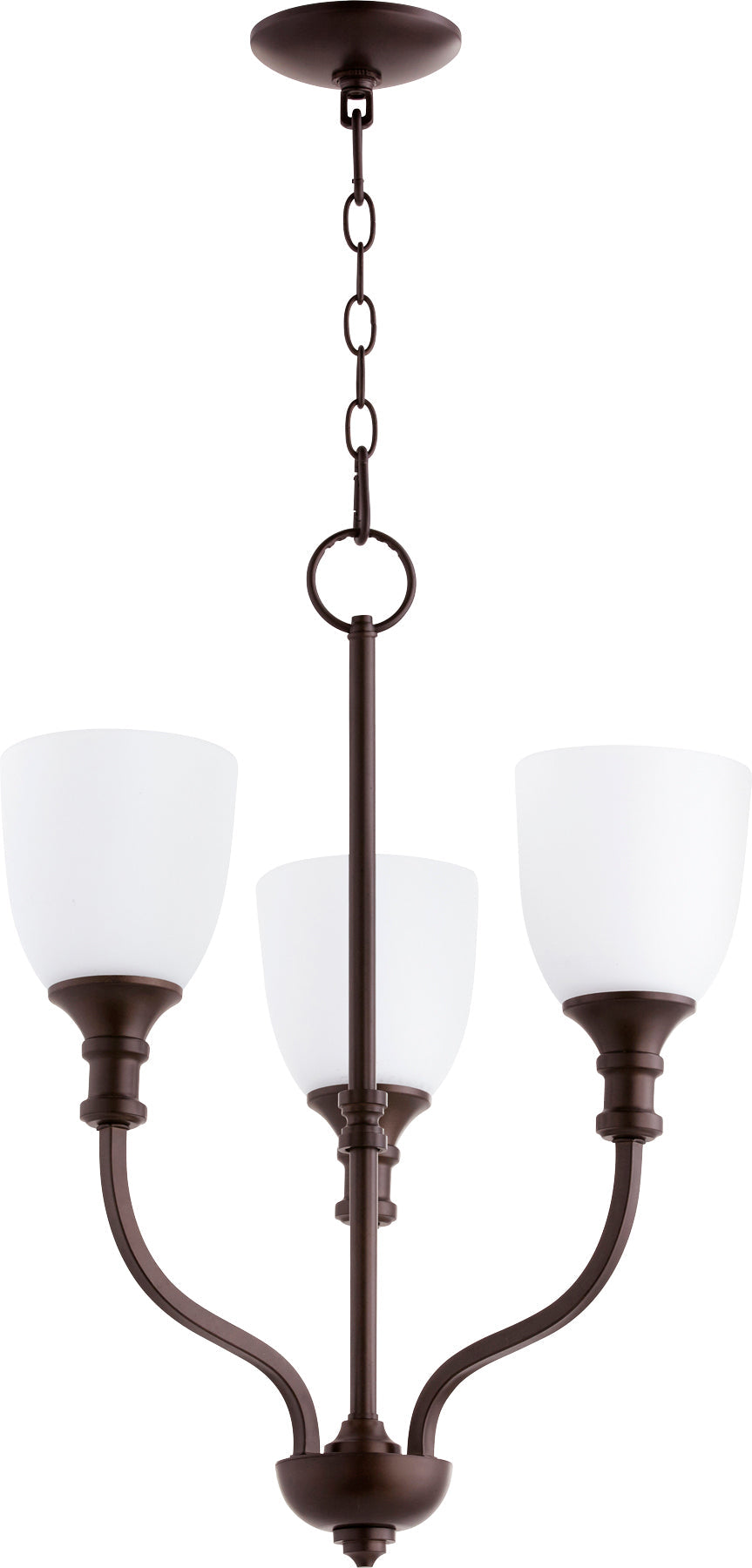 Quorum Richmond 6811-3-86 Chandelier - Oiled Bronze