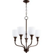 Quorum Richmond 6811-5-86 Chandelier - Oiled Bronze