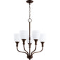 Quorum Richmond 6811-5-86 Chandelier - Oiled Bronze