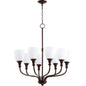 Quorum Richmond 6811-8-86 Chandelier - Oiled Bronze