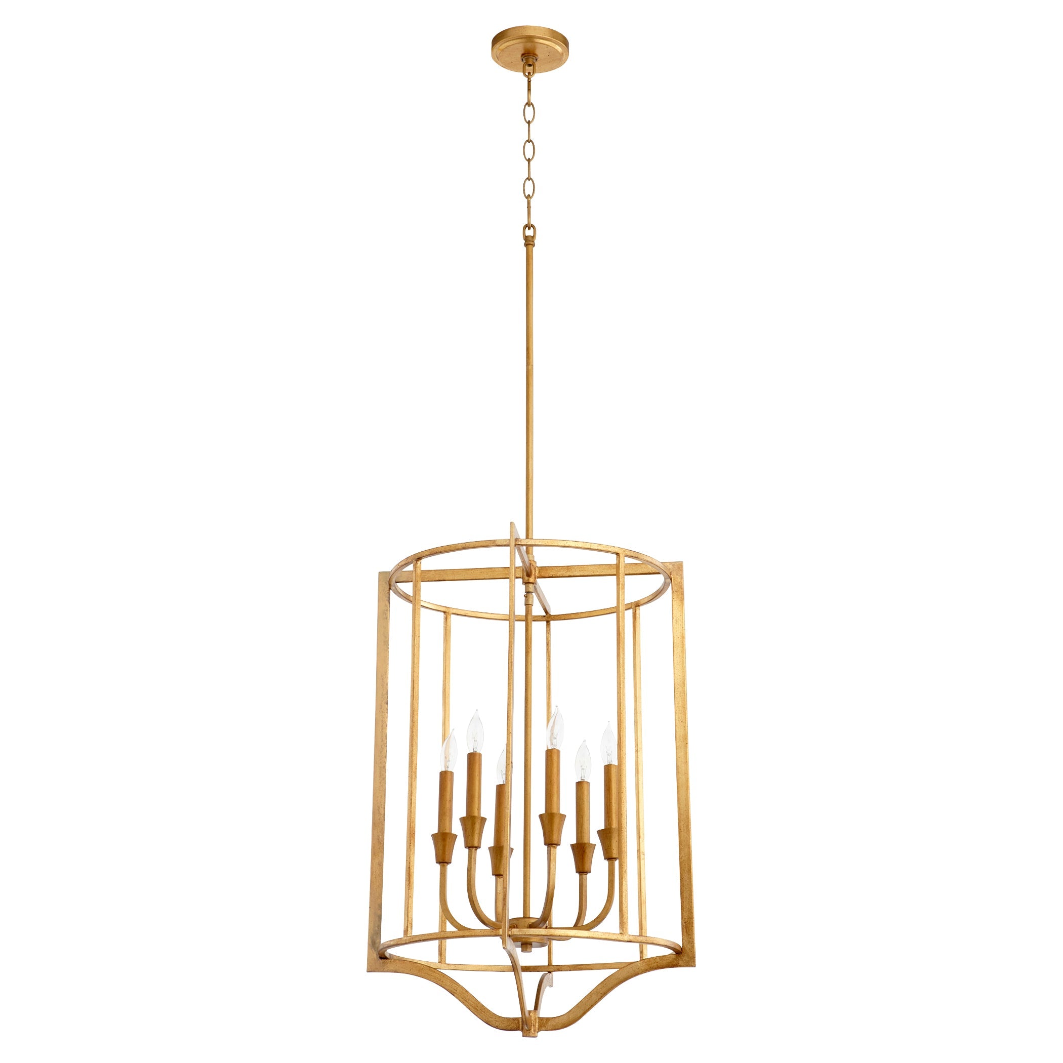 Quorum Marquee 6814-6-74 Pendant - Gold Leaf