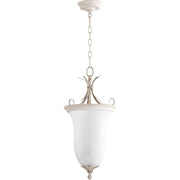 Quorum Flora 6872-2-70 Entry - Persian White W/ White Linen