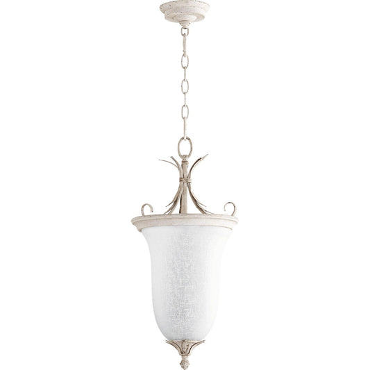 Quorum Flora 6872-2-70 Entry - Persian White W/ White Linen