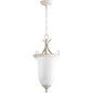 Quorum Flora 6872-2-70 Entry - Persian White W/ White Linen