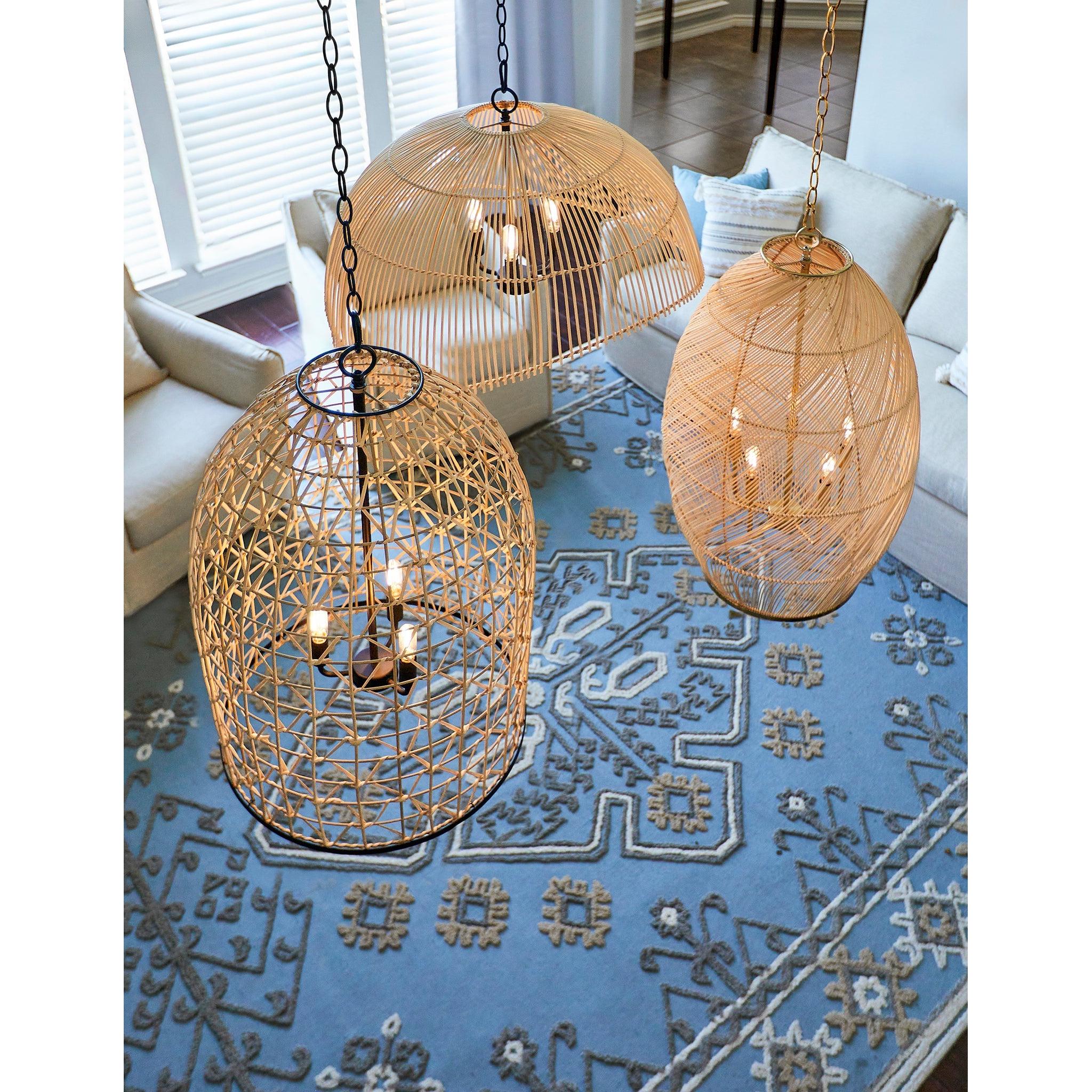 Quorum 6902-3-59 Pendant - Matte Black