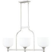 Quorum Richmond 6911-3-165 Island Light - Satin Nickel