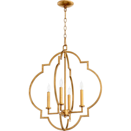 Quorum Dublin 6942-4-74 Entry - Gold Leaf