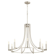 Quorum Olympus 696-9-65 Chandelier - Satin Nickel