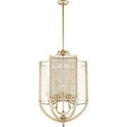 Quorum Bastille 6975-6-60 Entry - Aged Silver Leaf