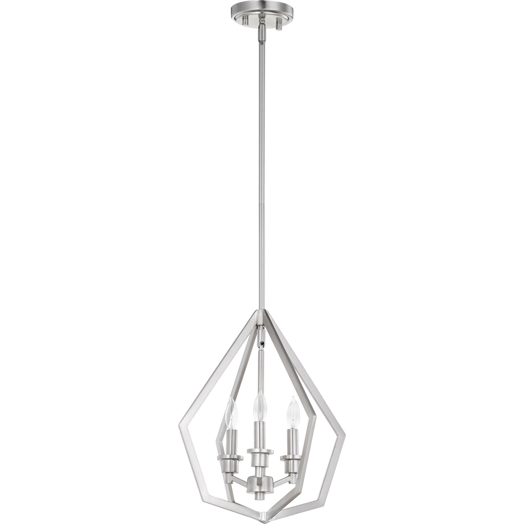Quorum Knox 699-3-65 Pendant - Satin Nickel