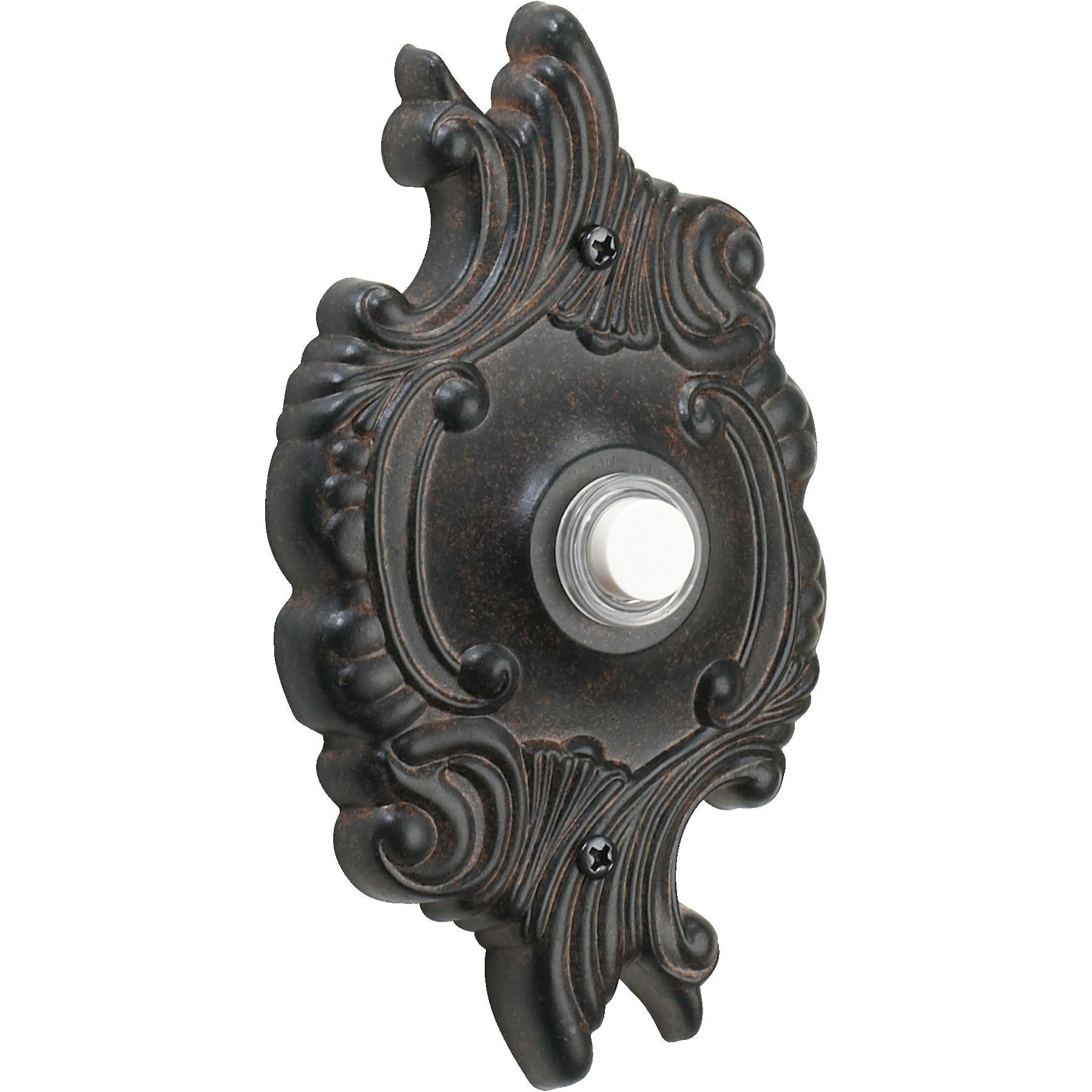 Quorum 7-309-44 Door Chime Button - Toasted Sienna