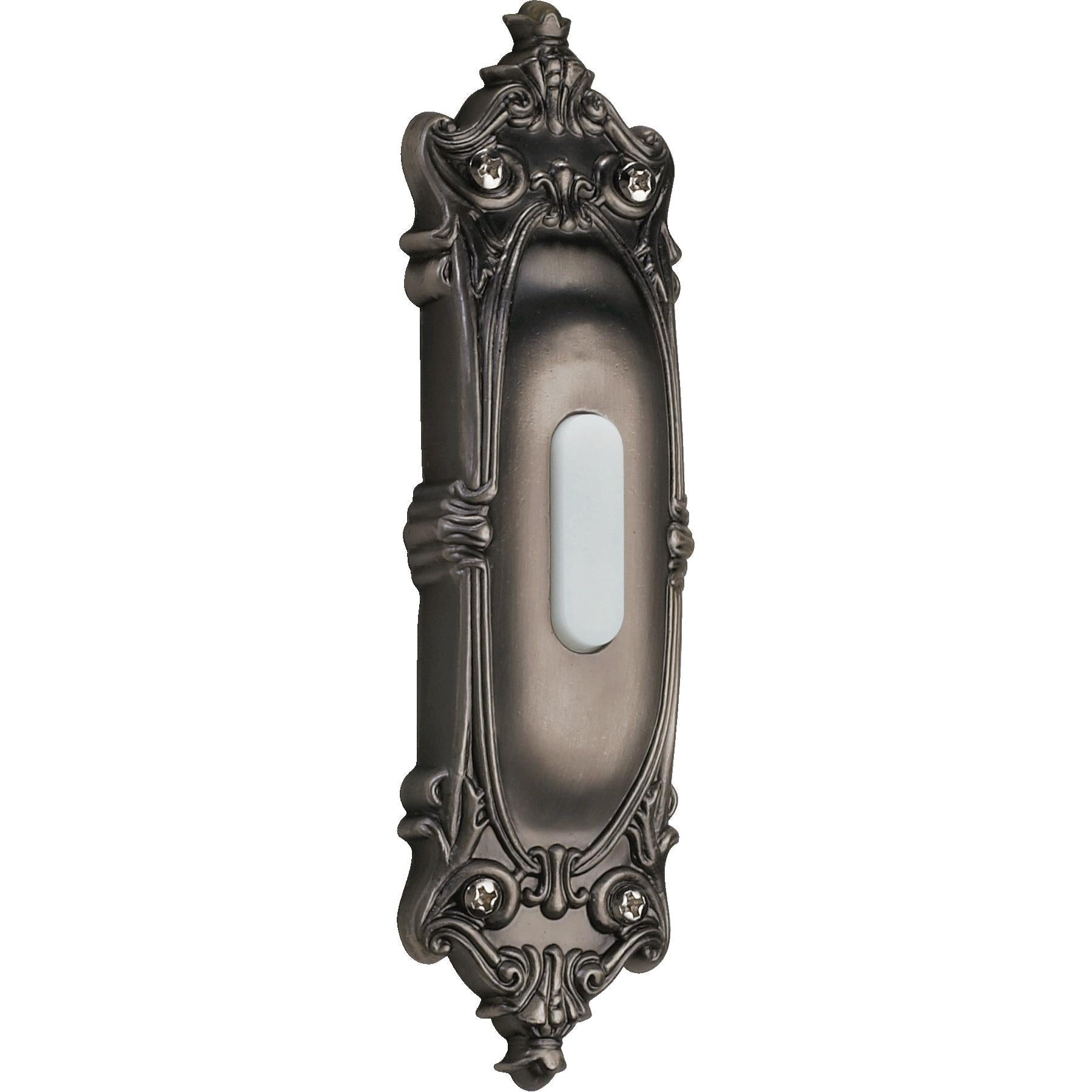 Quorum 7-310-92 Door Chime Button - Antique Silver