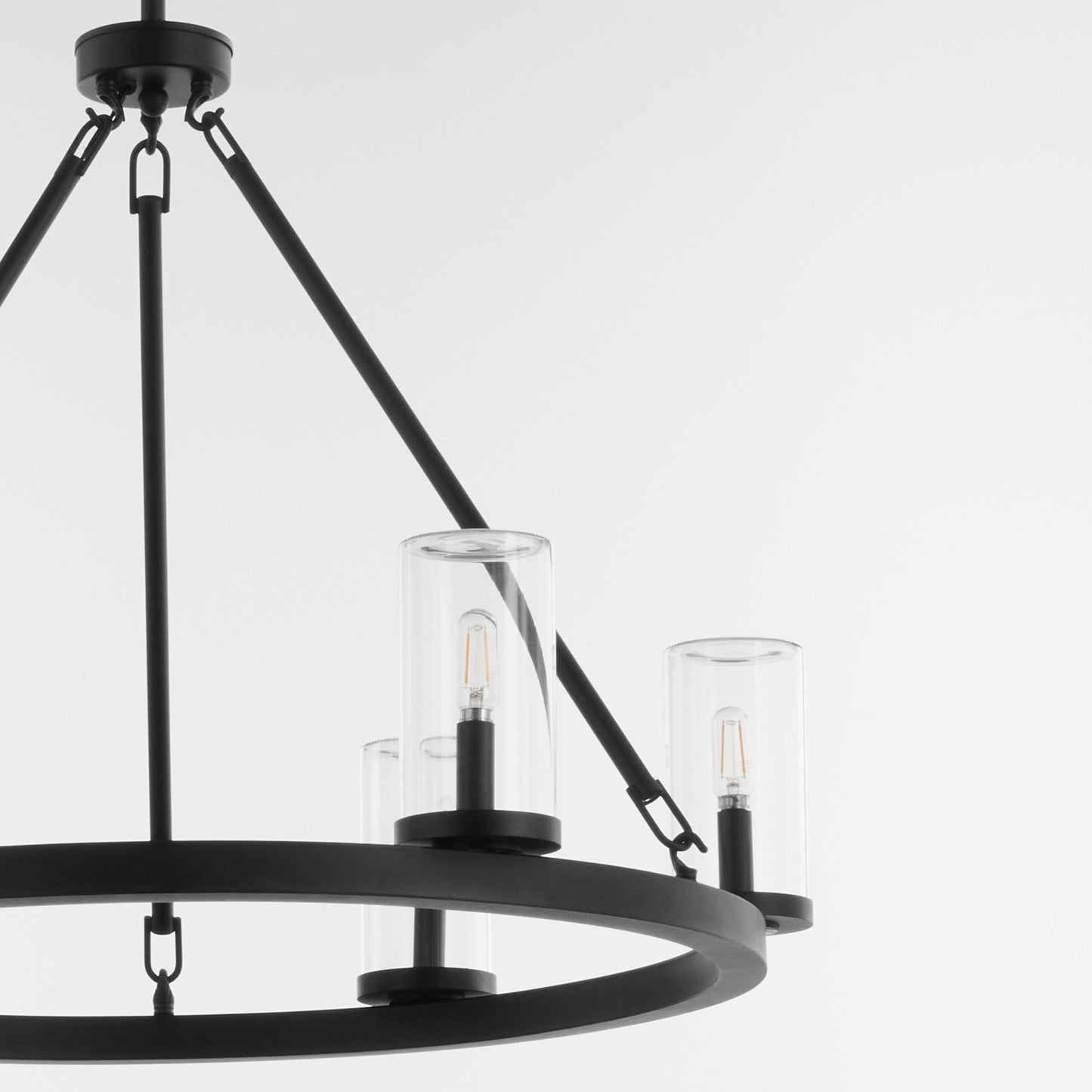 Quorum Gentry 70-6-59 Chandelier - Matte Black