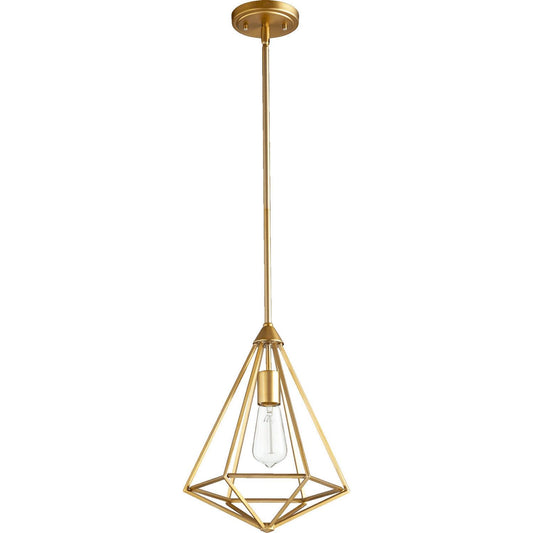 Quorum Bennett 3311-80 Pendant - Aged Brass
