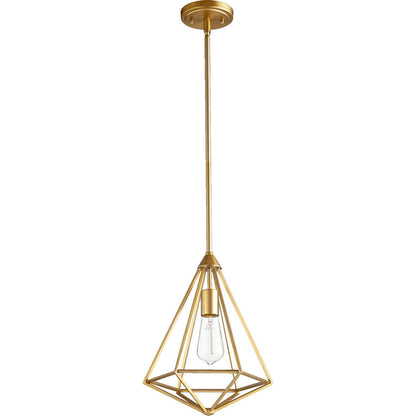 Quorum Bennett 3311-80 Pendant - Aged Brass