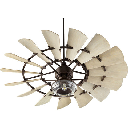 Quorum Windmill 96015-86 Ceiling Fan - Oiled Bronze