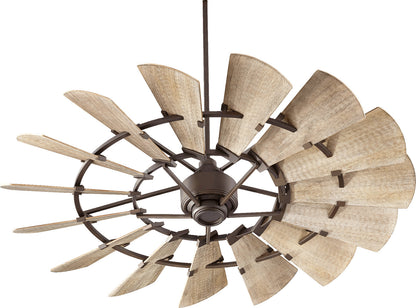 Quorum Windmill 96015-86 Ceiling Fan - Oiled Bronze