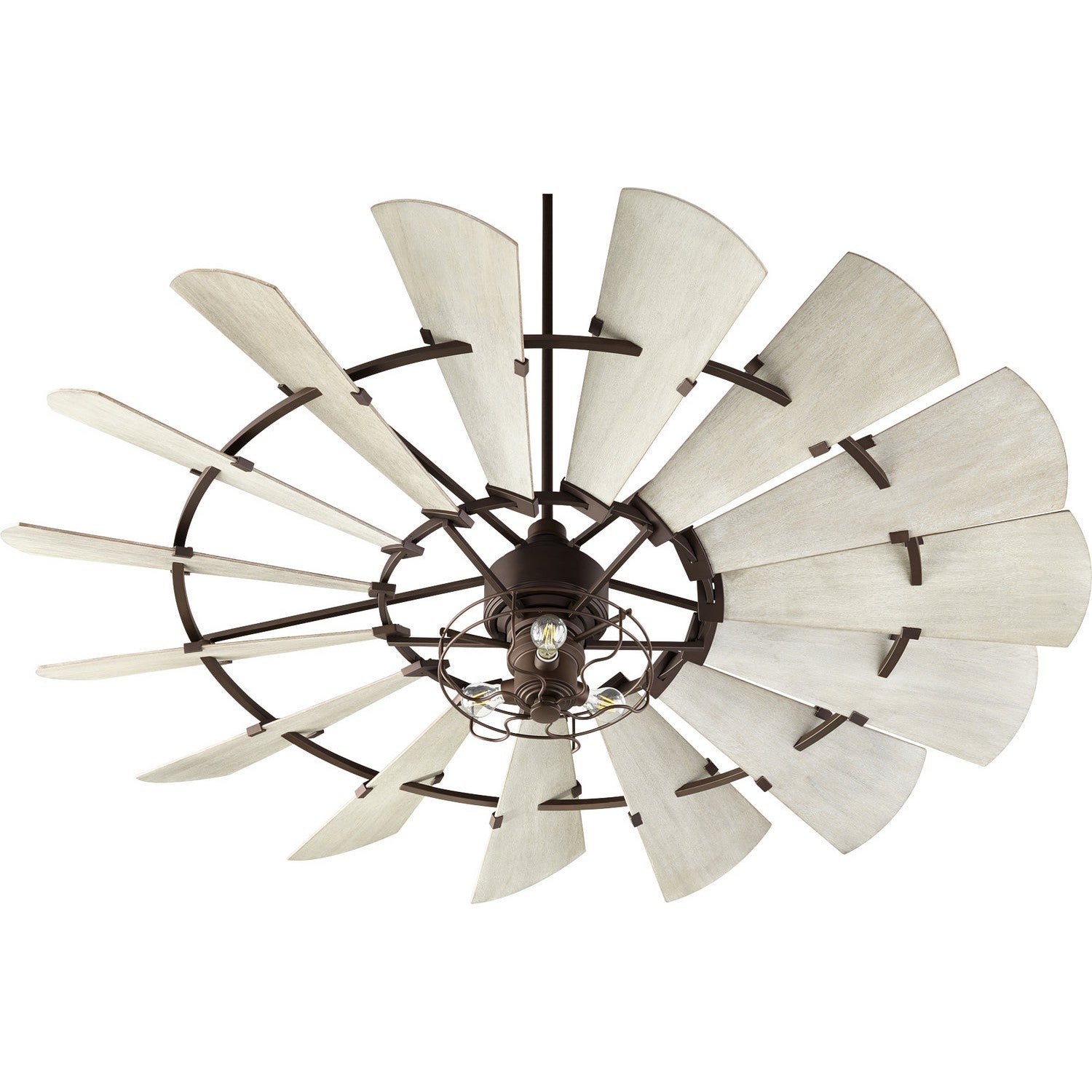 Quorum Windmill 97215-86 Ceiling Fan - Oiled Bronze