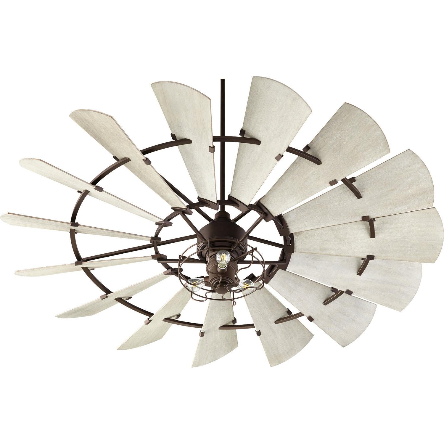 Quorum Windmill 97215-86 Ceiling Fan - Oiled Bronze