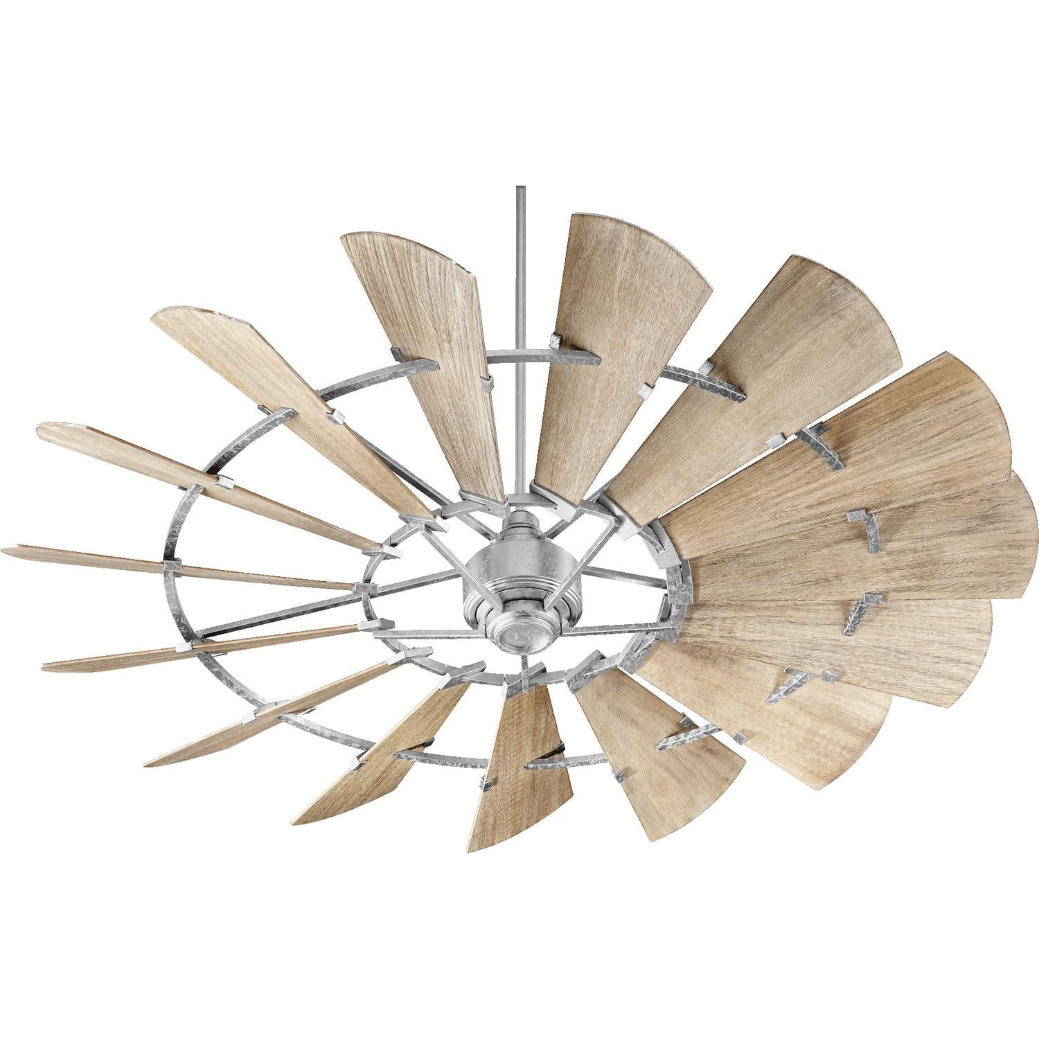 Quorum Windmill 97215-9 Ceiling Fan - Galvanized