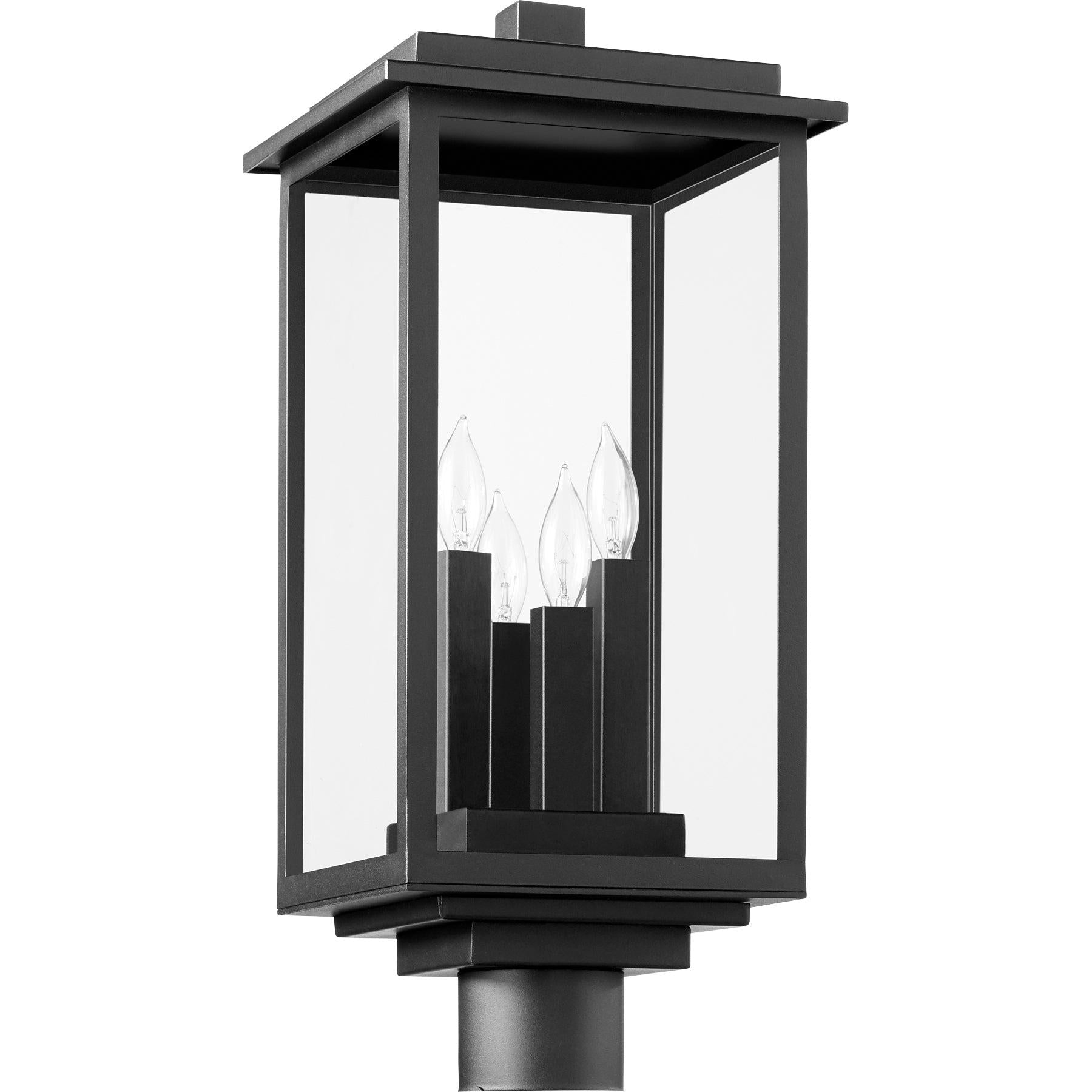 Quorum Westerly 7029-4-69 Post - Textured Black