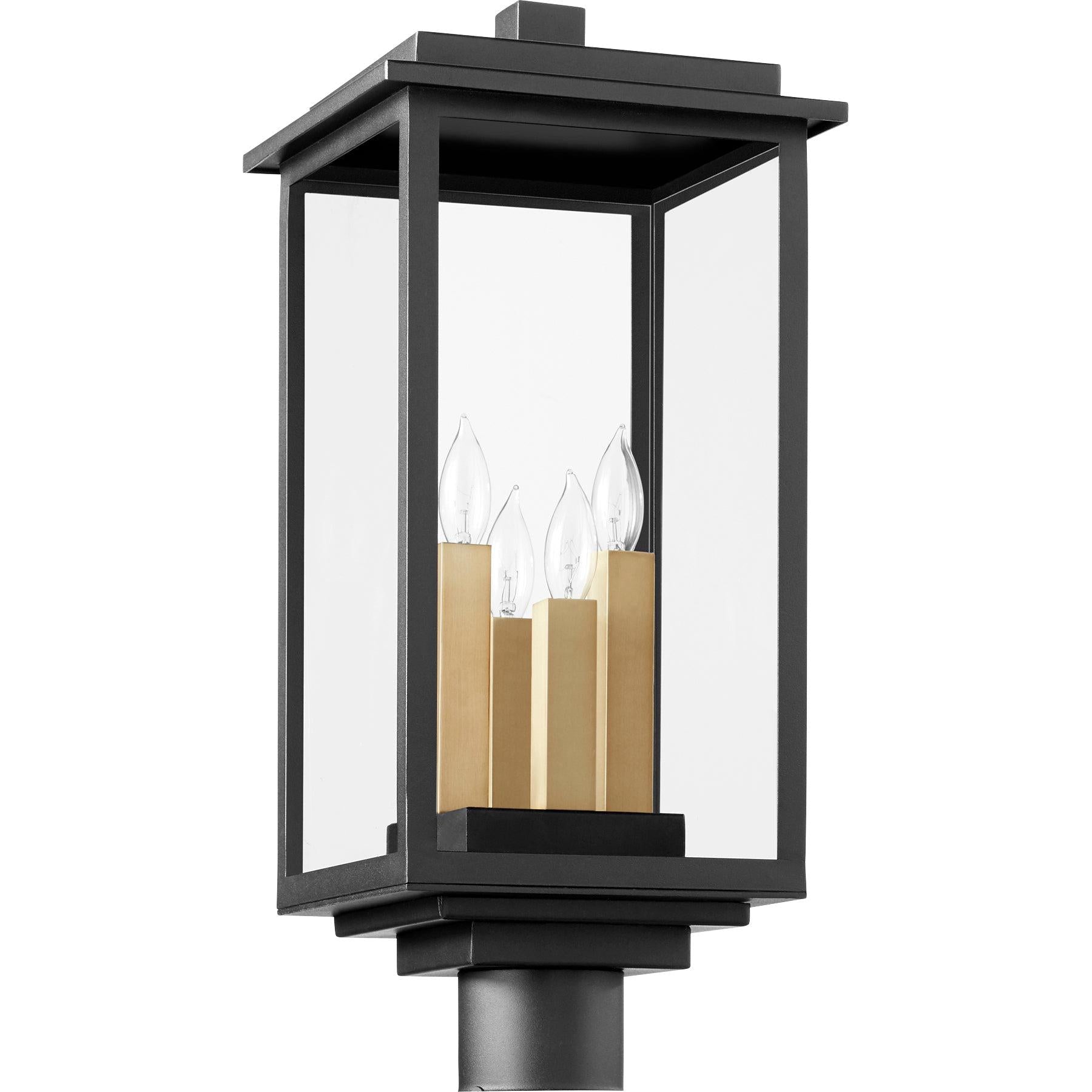Quorum Westerly 7029-4-69 Post - Textured Black