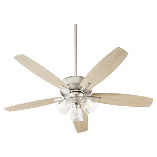 Quorum Breeze 7052-365 Ceiling Fan - Satin Nickel