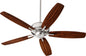 Quorum Breeze 7052-65 Ceiling Fan - Satin Nickel