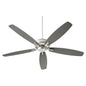 Quorum Breeze 60 Inch  7060-65 Ceiling Fan - Satin Nickel