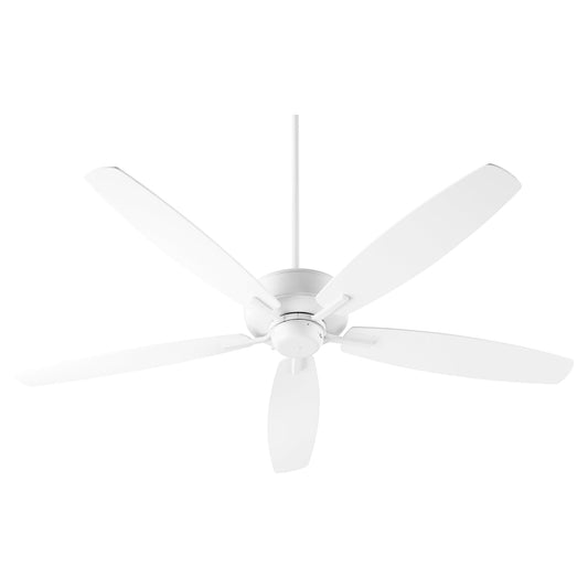 Quorum Breeze 60 Inch  7060-8 Ceiling Fan - Studio White