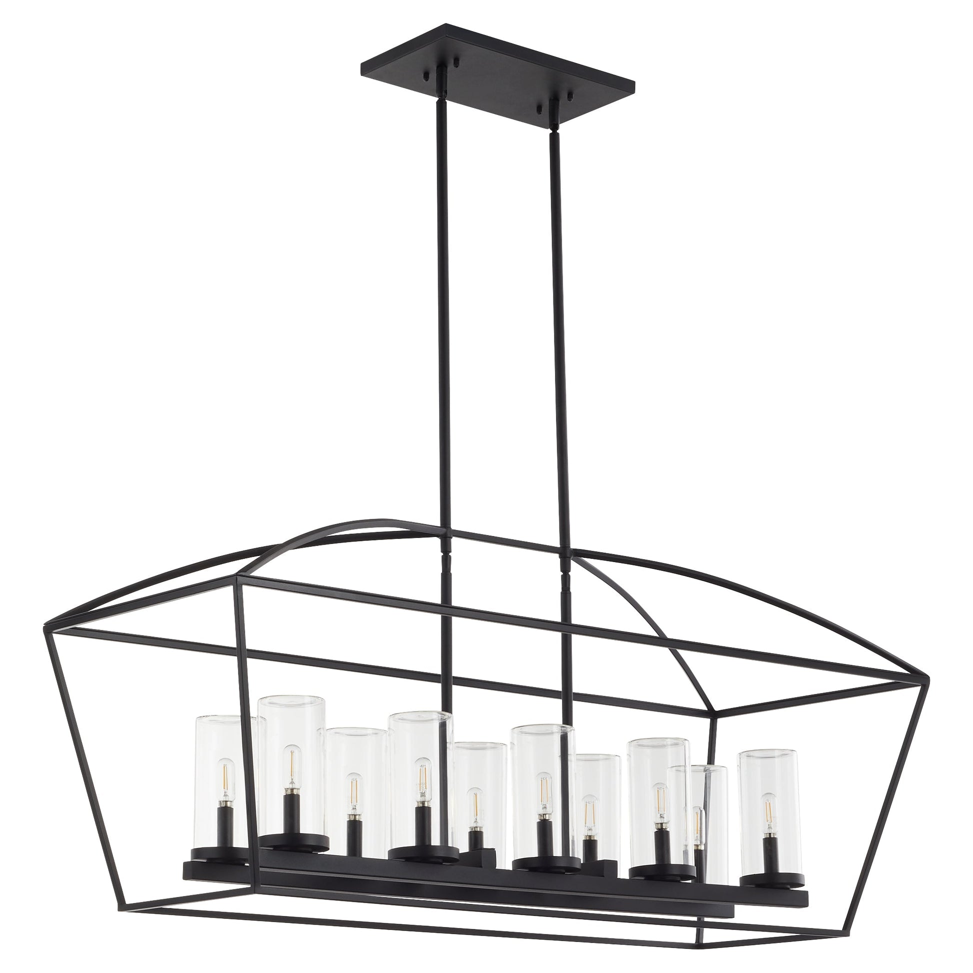 Quorum Odeon 71-10-59 Chandelier - Matte Black