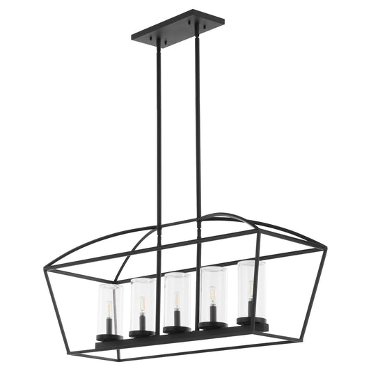 Quorum Odeon 71-5-59 Chandelier - Matte Black