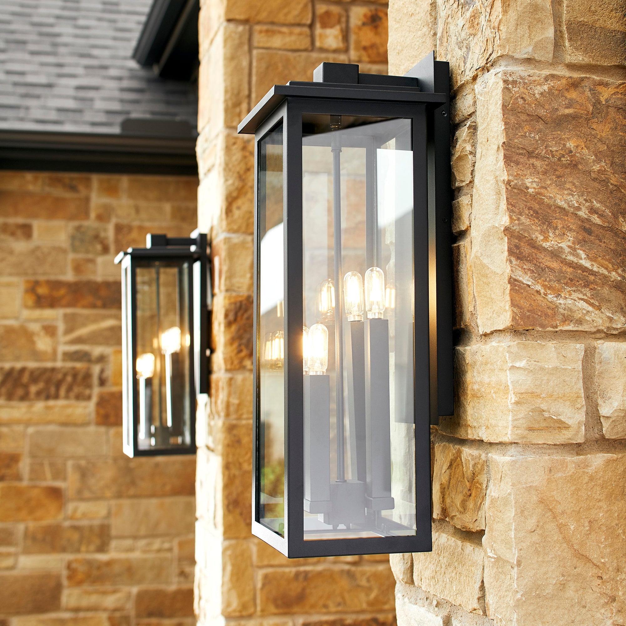 Quorum Westerly 7127-4-69 Wall Mount - Textured Black