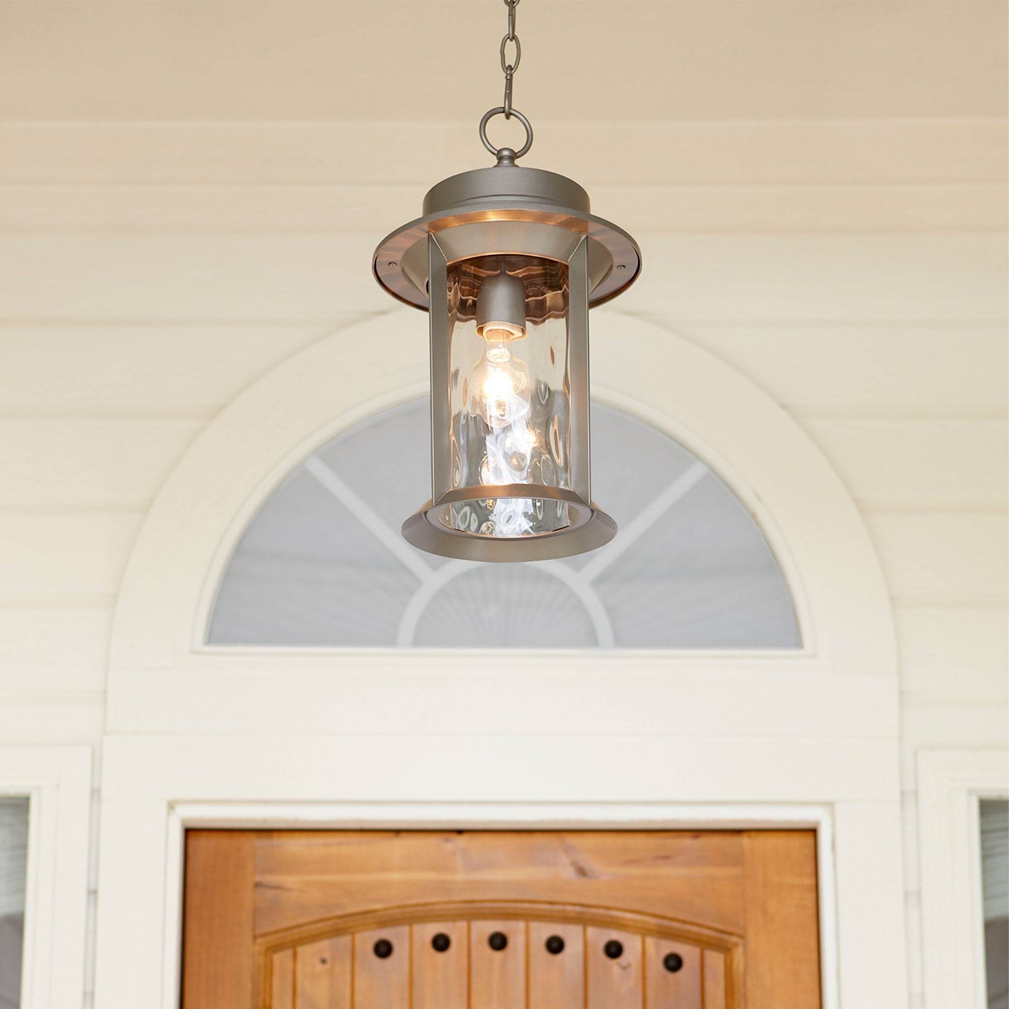 Quorum 7247-9-3 Pendant, UL Damp Rated, Graphite