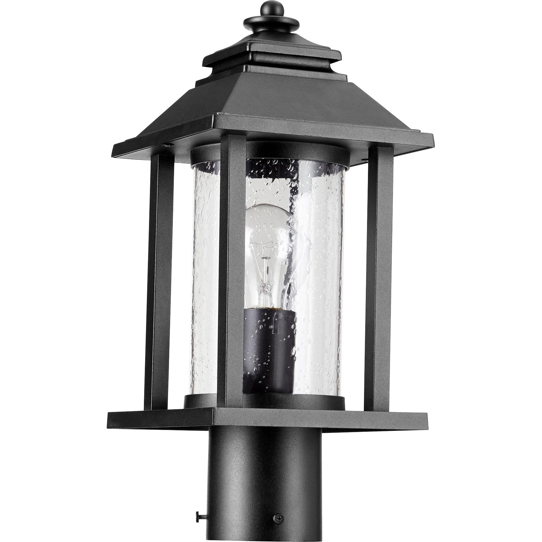Quorum Crusoe 7274-69 Post - Textured Black