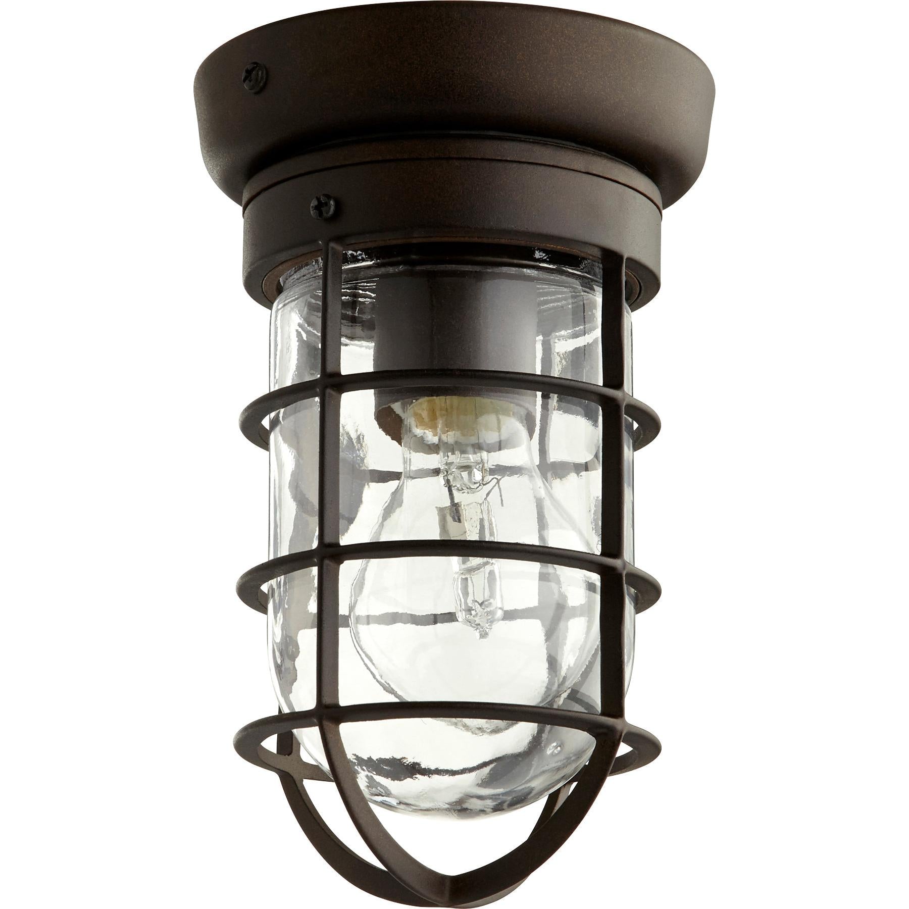 Quorum Bowery 7282-86 Ceiling Mount - Oiled Bronze