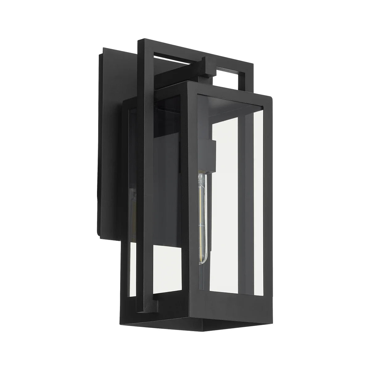 Quorum Marco 736-18-69 Wall Mount 18 Inch 1 Light Outdoor Lantern Transitional - Black